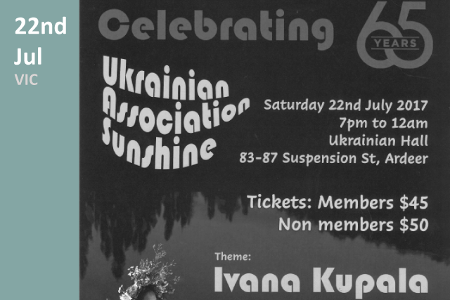Ukrainian Association Sunshine - celebrating 65 years